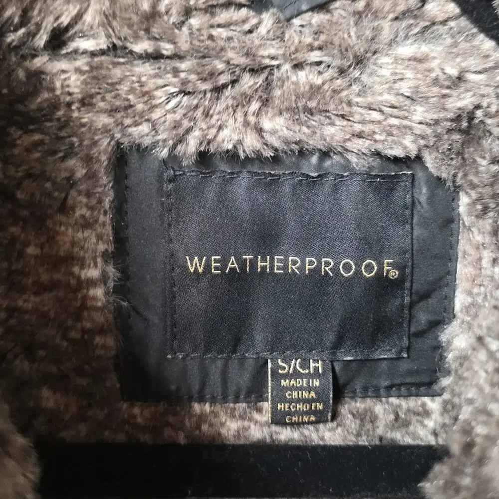 Weatherproof Ultra Soft Cozy Lining Quilted Black Vest Womens Size Small